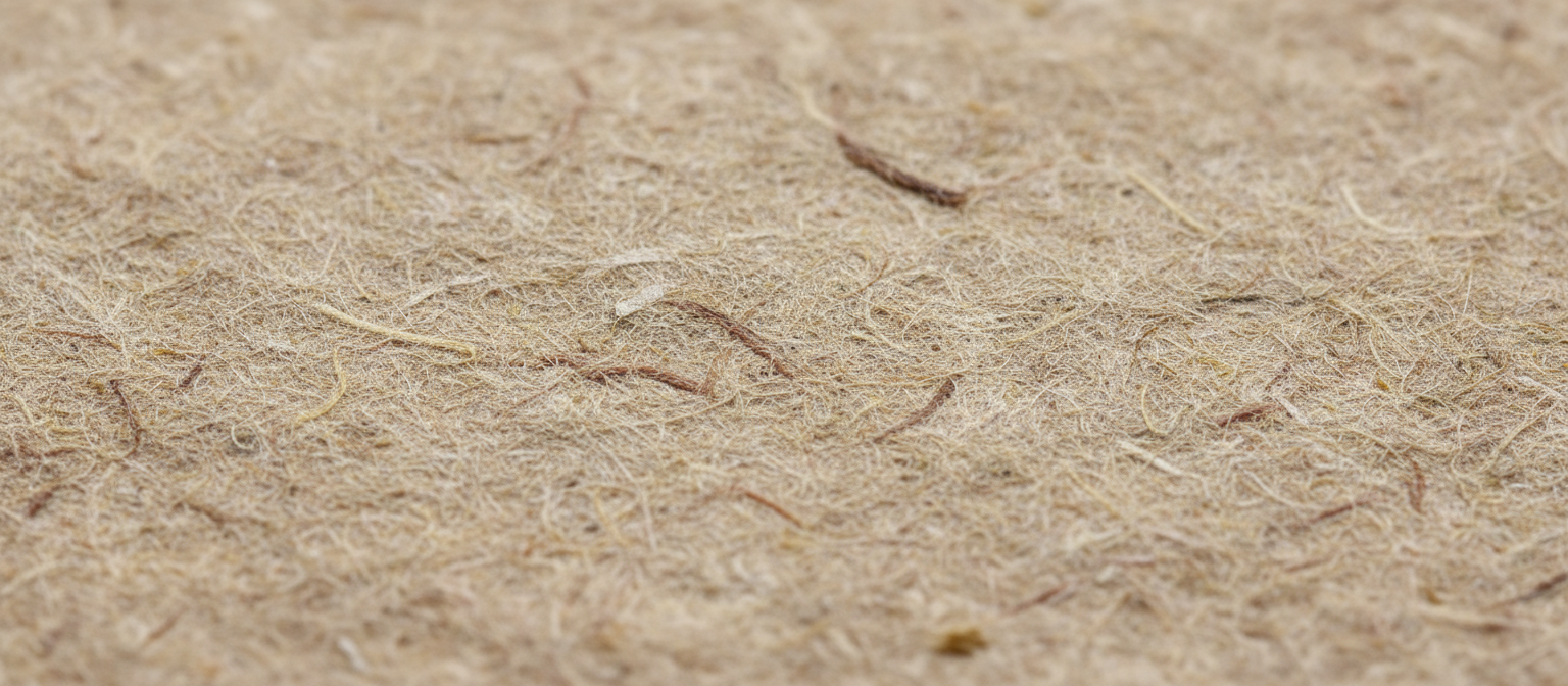 미세한 섬유질이 보이며 부드럽고 거친 느낌을 주는 자연스러운 종이 질감의 클로즈업.