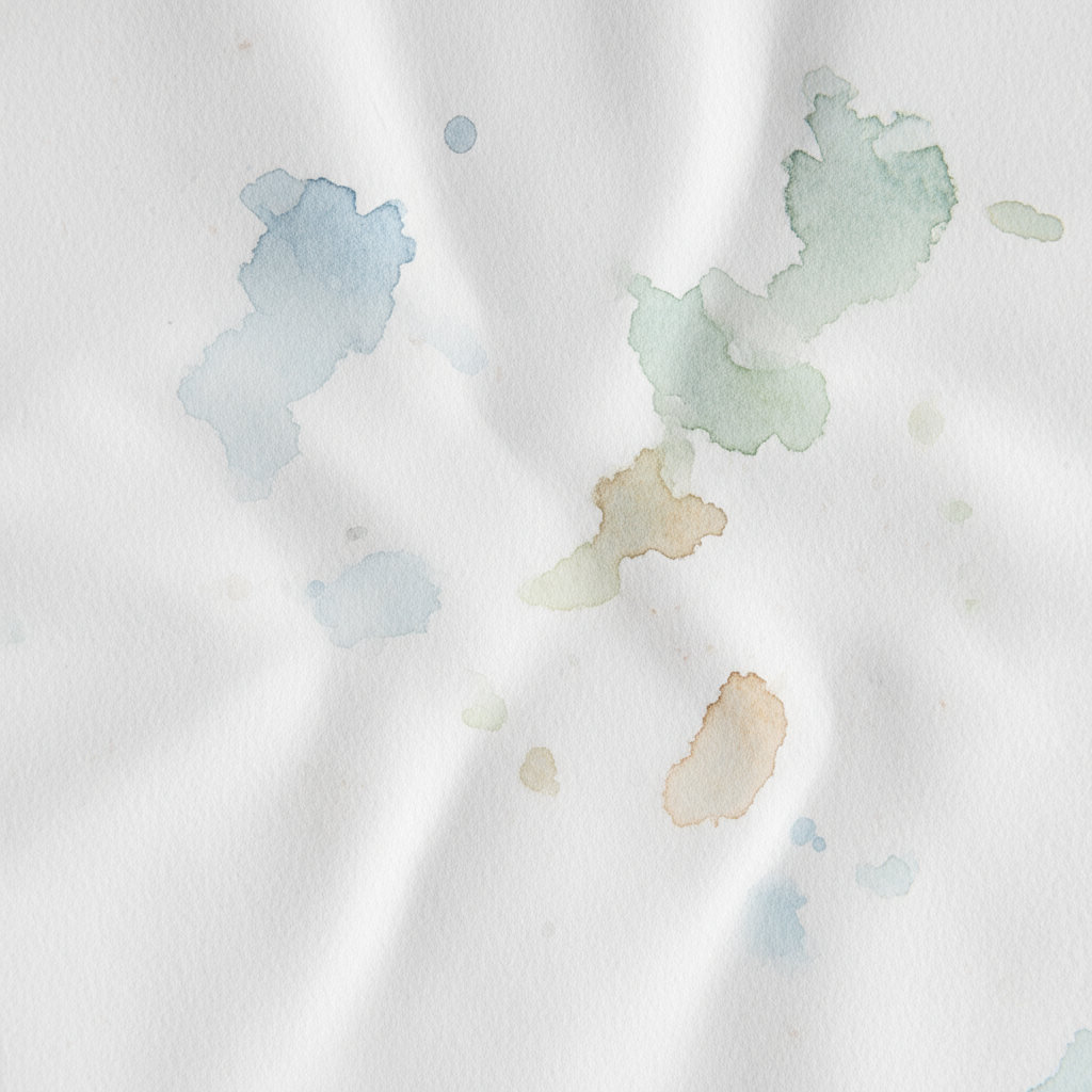 부드럽고 약간 고르지 않은 표면의 순면 고급 미술 종이 질감.