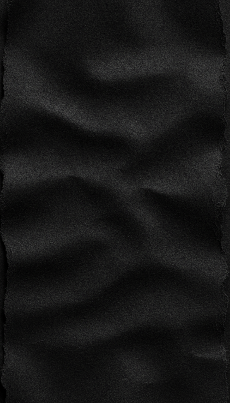 톤 변화가 미묘한 어둡고 숯 같은 검은 종이 질감.