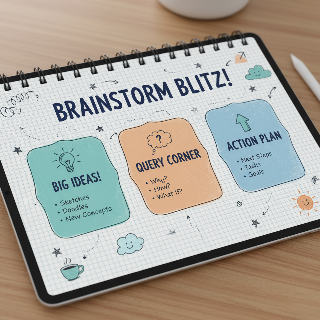 칠판 배경에 고르지 않은 선과 비공식적인 아이콘이 있는 손으로 그린 스케치 스타일 PPT 템플릿