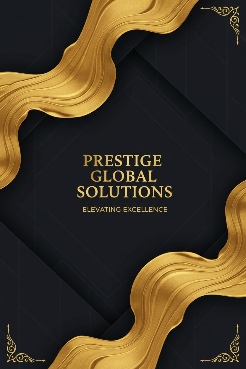 풍부한 금박 질감과 섬세한 기하학적 패턴이 있는 우아한 PPT 표지.