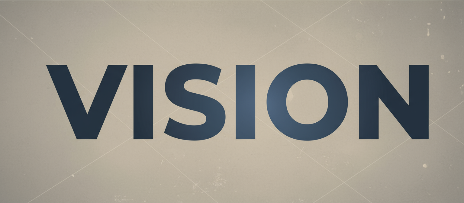 하나의 강력한 단어가 중심 그래픽 요소인 볼드한 타이포그래피 중심 PPT 표지.