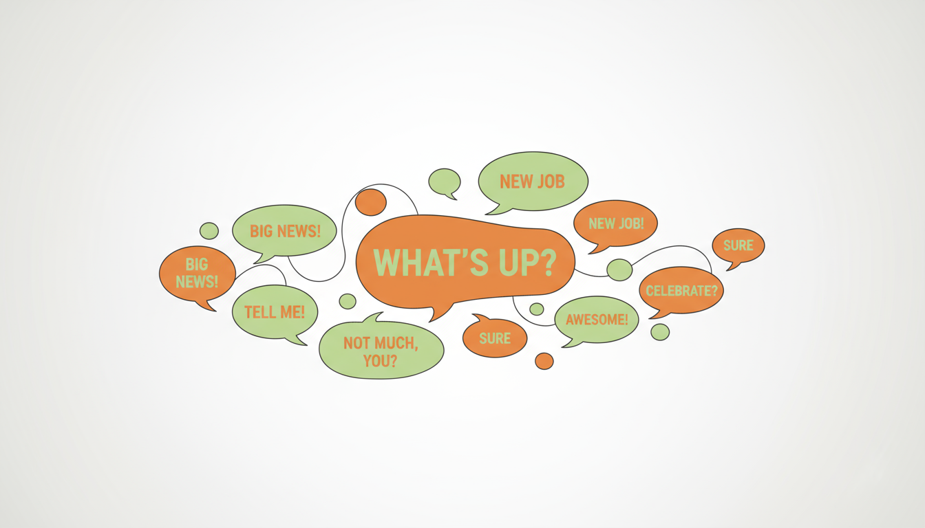 대화를 나타내는 상호 연결된 플랫 디자인 말풍선 일러스트.