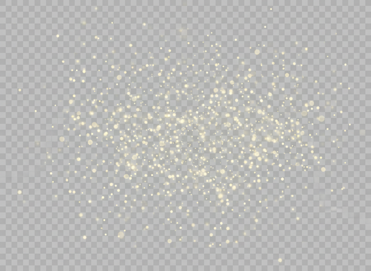 섬세한 황금 먼지 반짝이 효과, 반짝이는 입자, 투명 배경, 무료 PNG 오버레이.