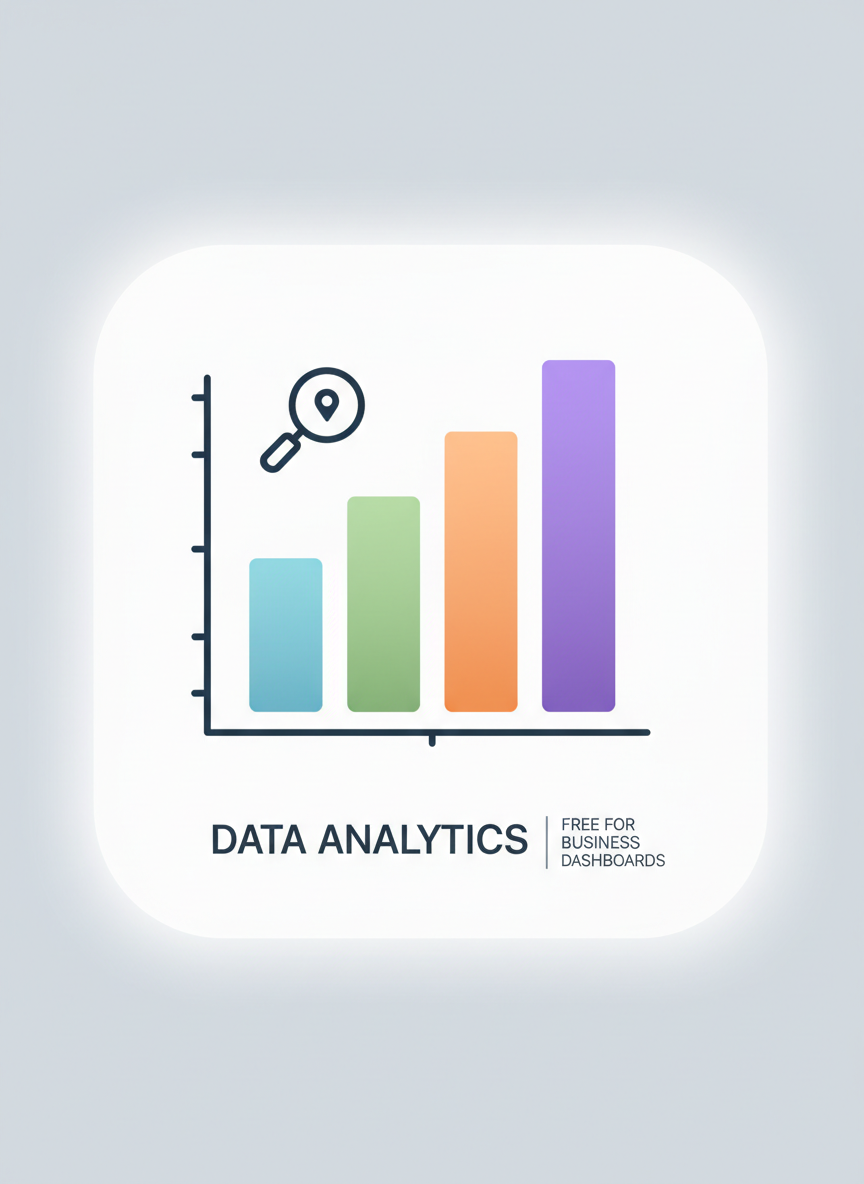 비즈니스 대시보드를 위한 데이터 분석을 나타내는 깔끔한 벡터 인포그래픽 막대 차트 아이콘.