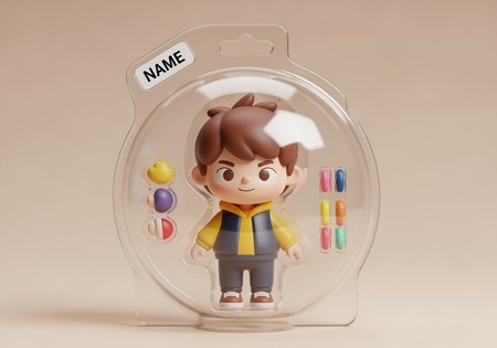 AI action figure generator custom toy in collectible packaging with accessories - create personalized action figures online