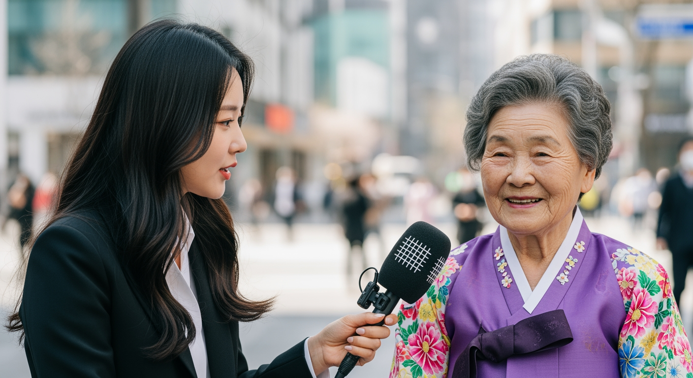 AI 인터뷰 영상 예시