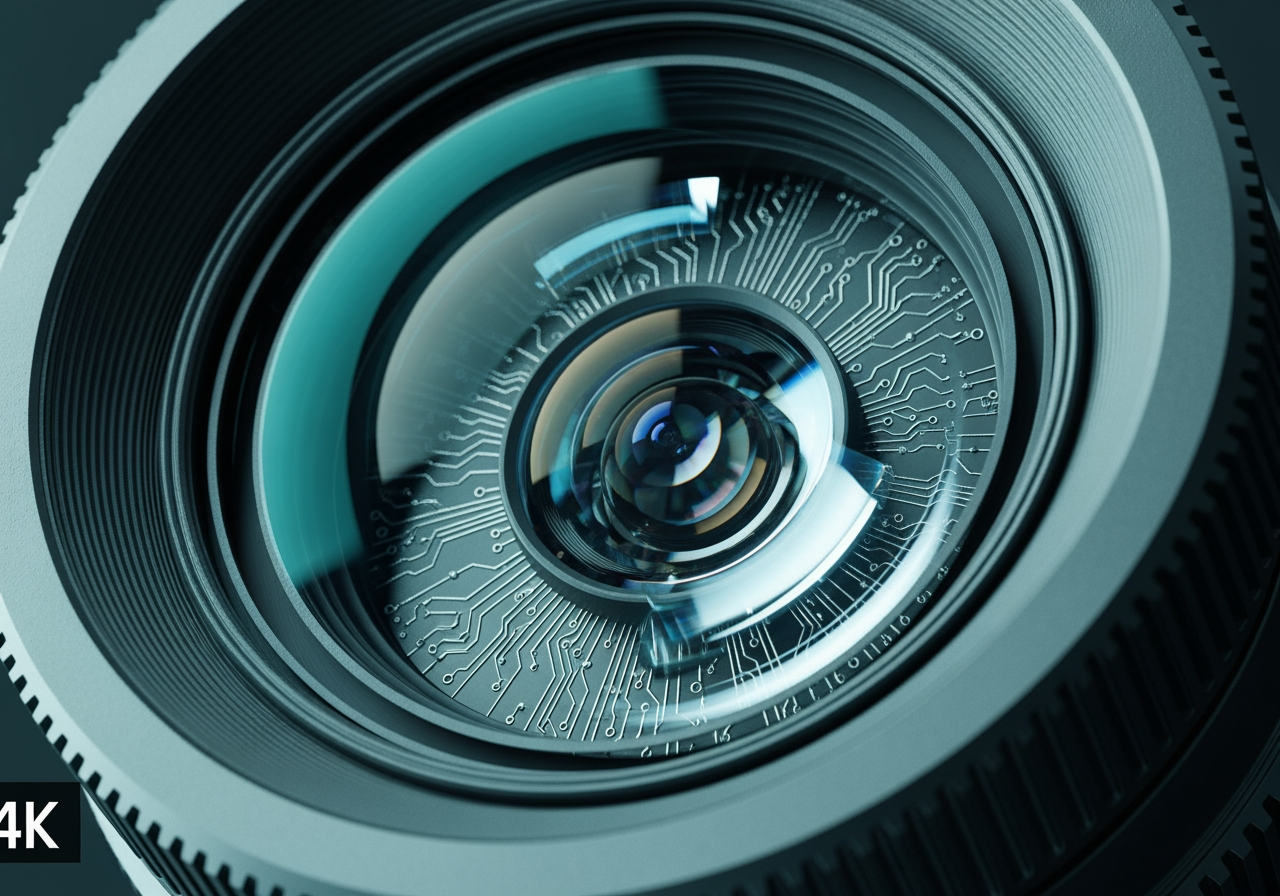 Scatto macro di una struttura di lenti digitali ad alta risoluzione