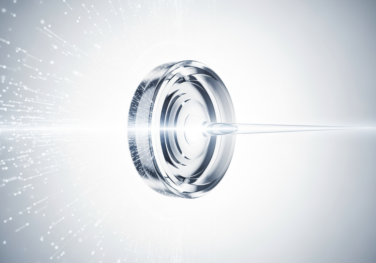 고해상도 4K 업스케일링과 선명함을 나타내는 추상적 컨셉