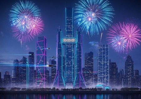 2026 Happy New Year 이미지 생성기