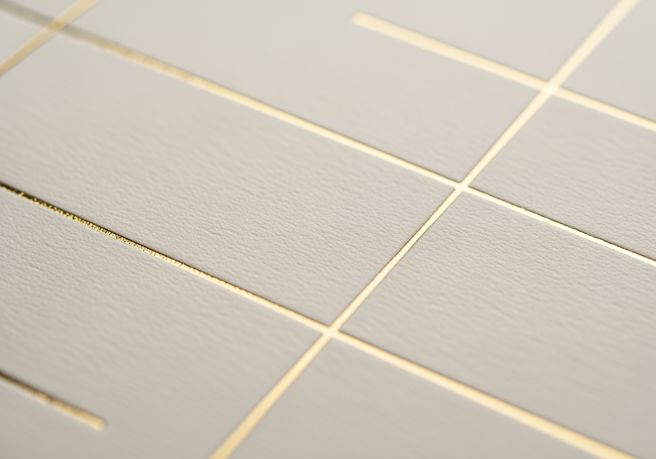 Plan macro de texture de papier premium avec détails en feuille d'or montrant une haute résolution