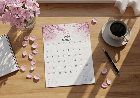 2024년 3월 달력 생성기