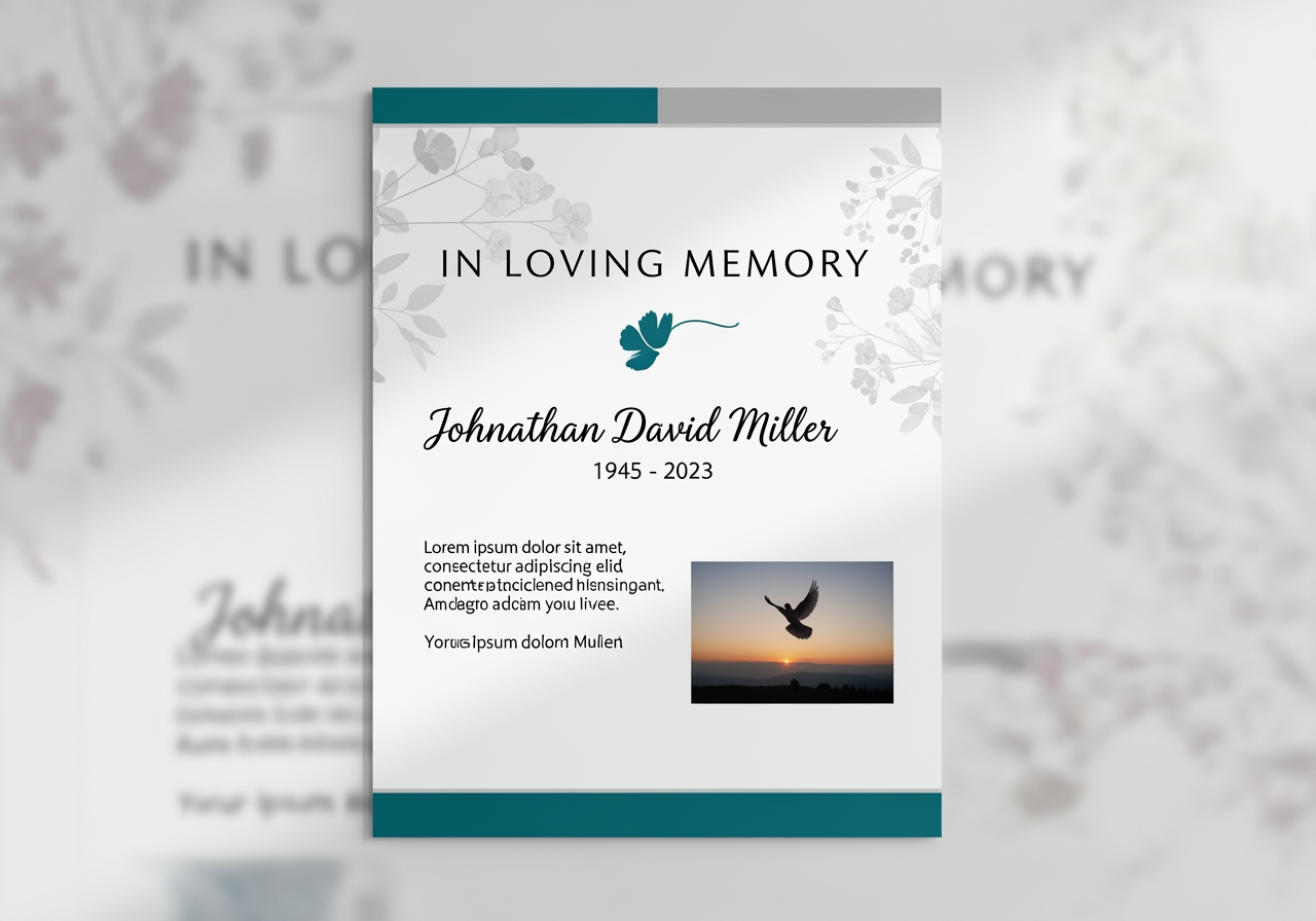 Hochwertige 4K-Ausgabe für Todesanzeigen