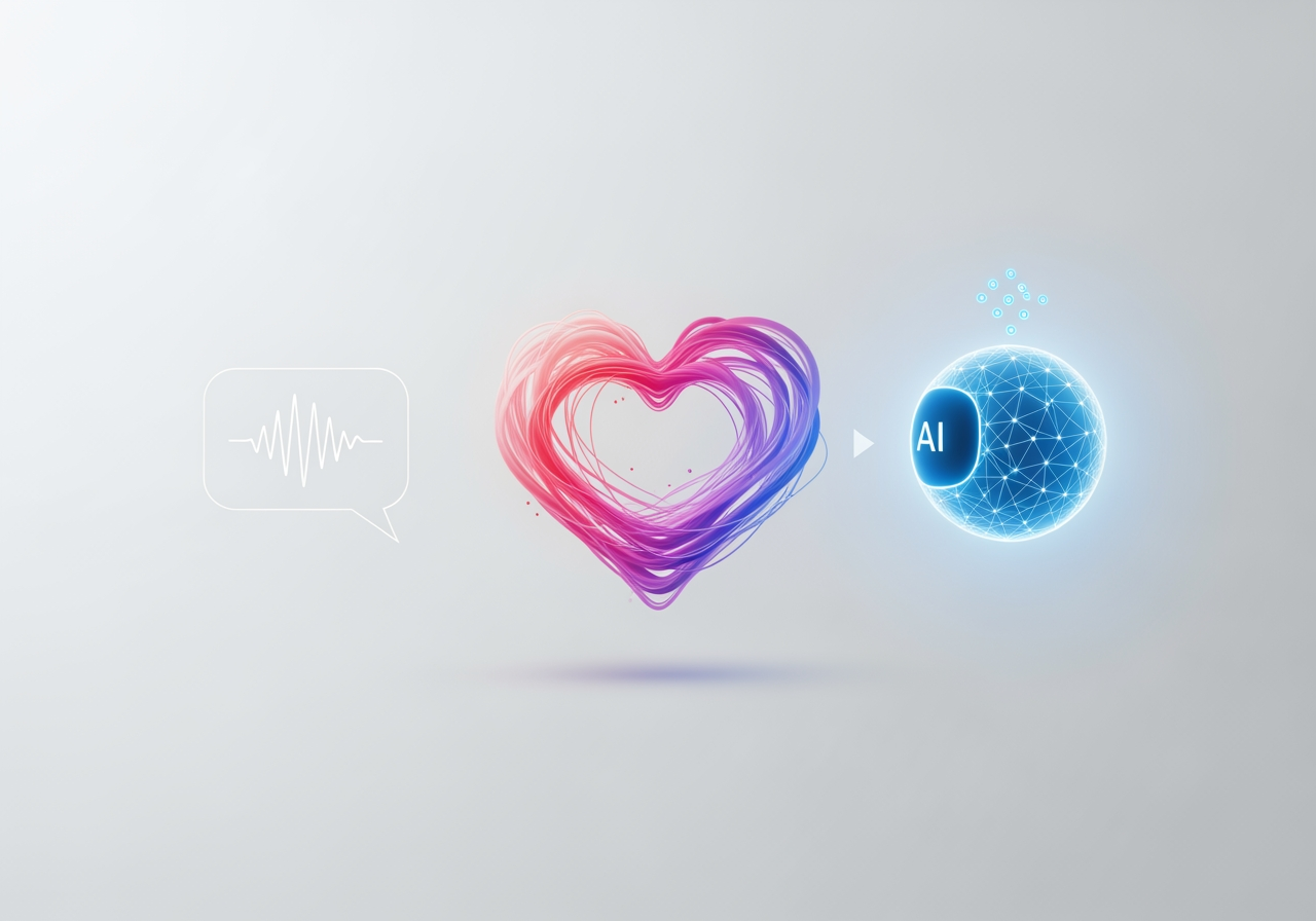 Interface de IA conversacional para fácil criação de papel de parede de coração.