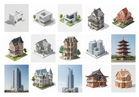 AI 하우스 클립아트 생성기