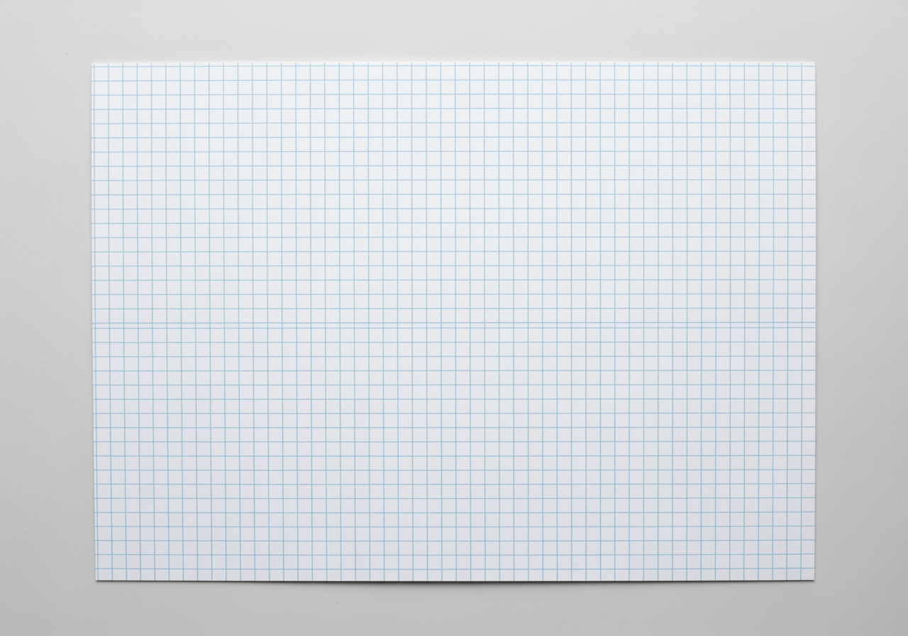 Millimeterpapier mit scharfen, präzisen Gitterlinien.