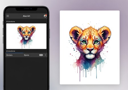 동물 드로잉 생성기