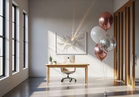 해피 워크 애니버서리 이미지 생성기