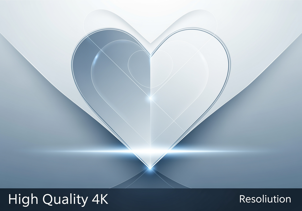 Représentation abstraite d'une résolution 4K nette