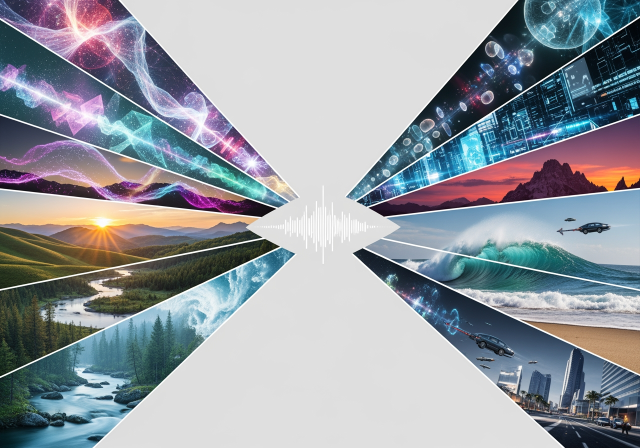 Diversos estilos de vídeo criados usando mais de 30 modelos de IA