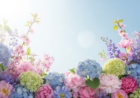 꽃 배경 이미지 생성기