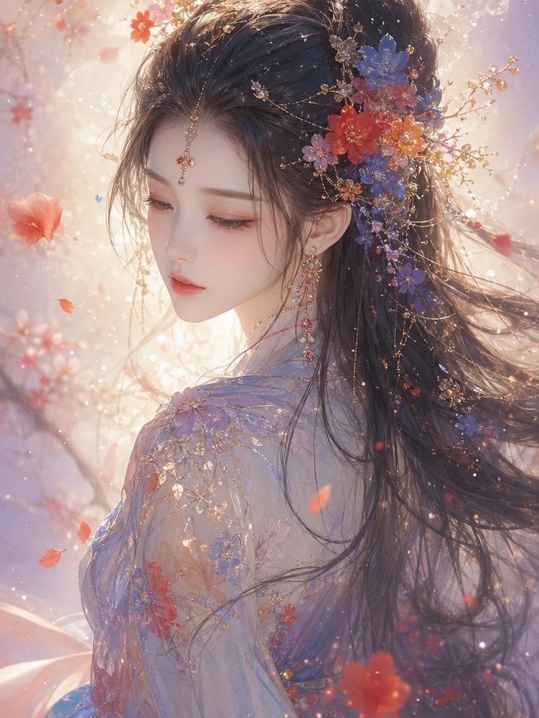 GPT 이미지 2로 생성한 동양 판타지 여성 반신 초상
