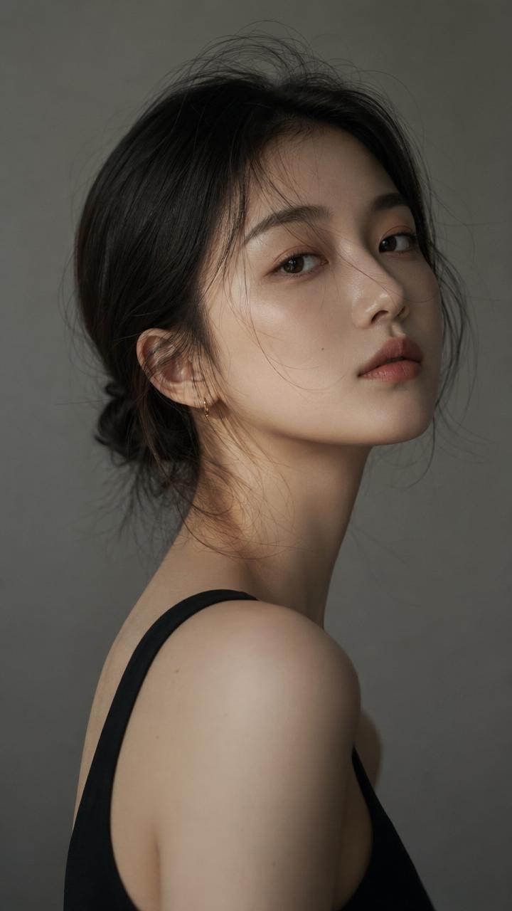 AI-generated Oriental Female Vertical Art Portrait made with GPT Image 2