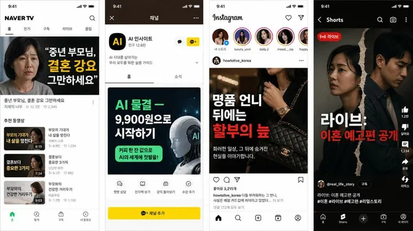 AI-generated Naver TV Content Screenshot, Topic: , IPhone Size made with GPT Image 2