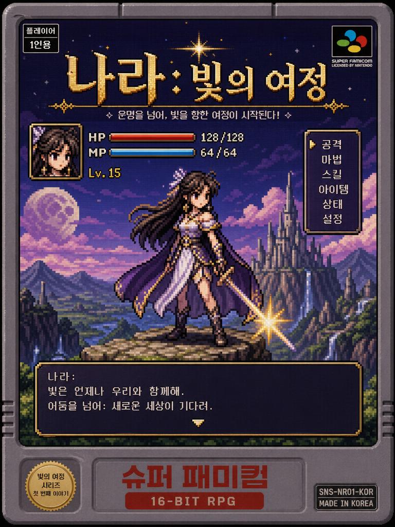 GPT 이미지 2로 생성한 레트로 게임 스타일 포스터