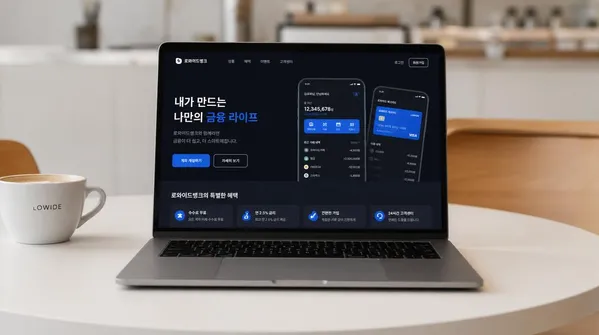 AI-generated Hyper-realistic Laptop Mockup on a Minimal White Korean Café Table made with GPT Image 2