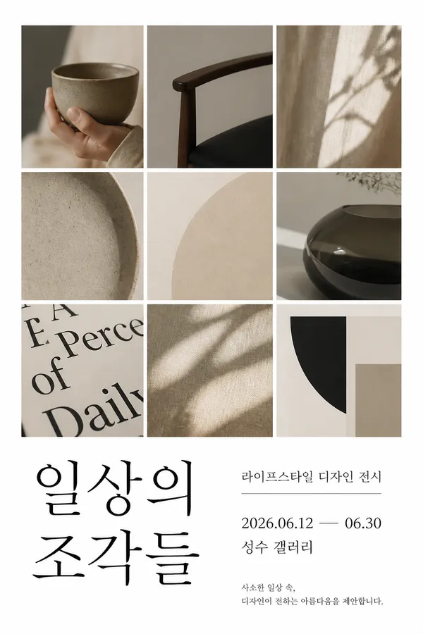 AI-generated Vertical Korean Editorial Poster in a Modular Crop Layout made with GPT Image 2