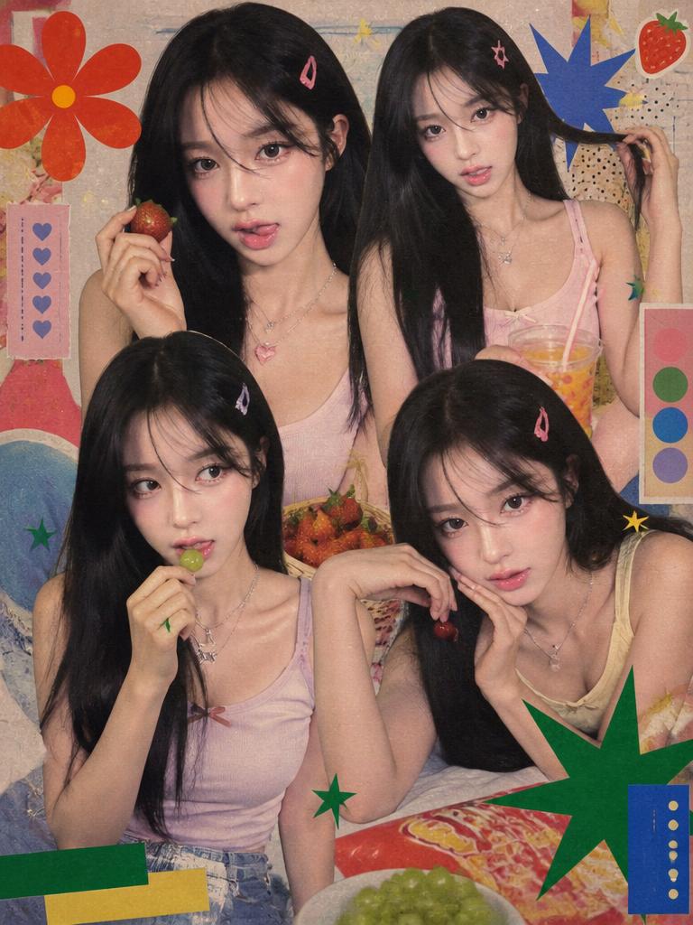 GPT 이미지 2로 생성한 레트로 매거진 콜라주
