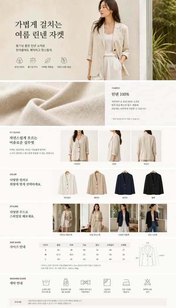 AI-generated Fashion Detail Page made with GPT Image 2