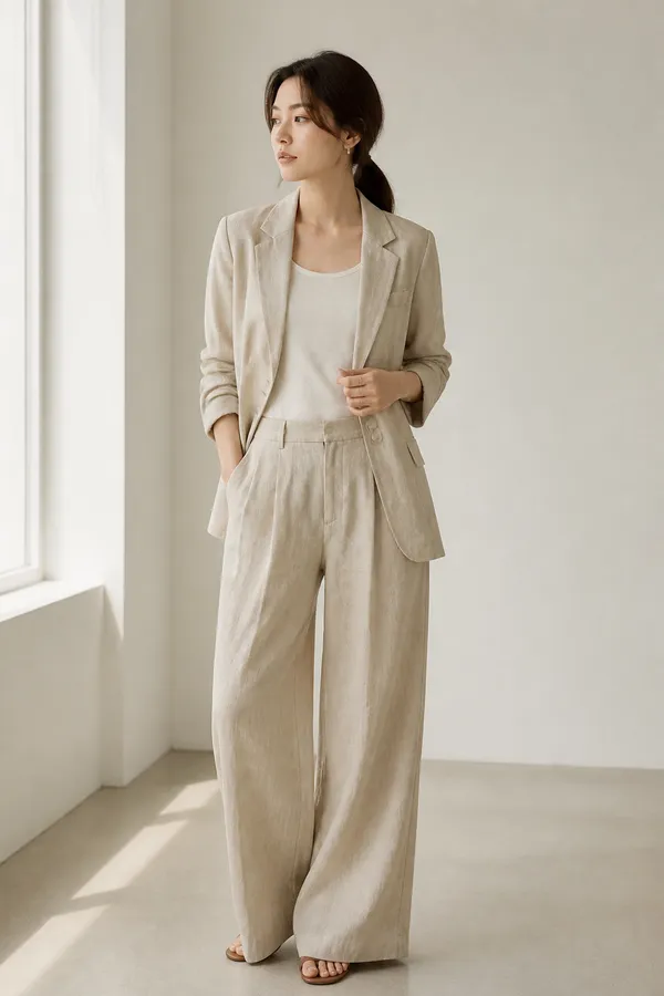 AI-generated Linen Lookbook Photo made with GPT Image 2