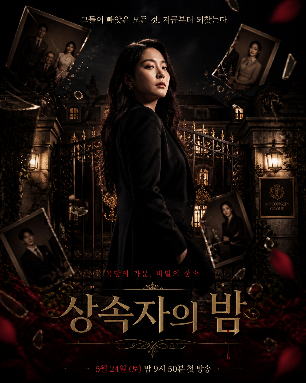 AI-generated Revenge Drama Poster made with GPT Image 2