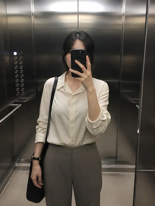 AI-generated Elevator Selfie made with GPT Image 2