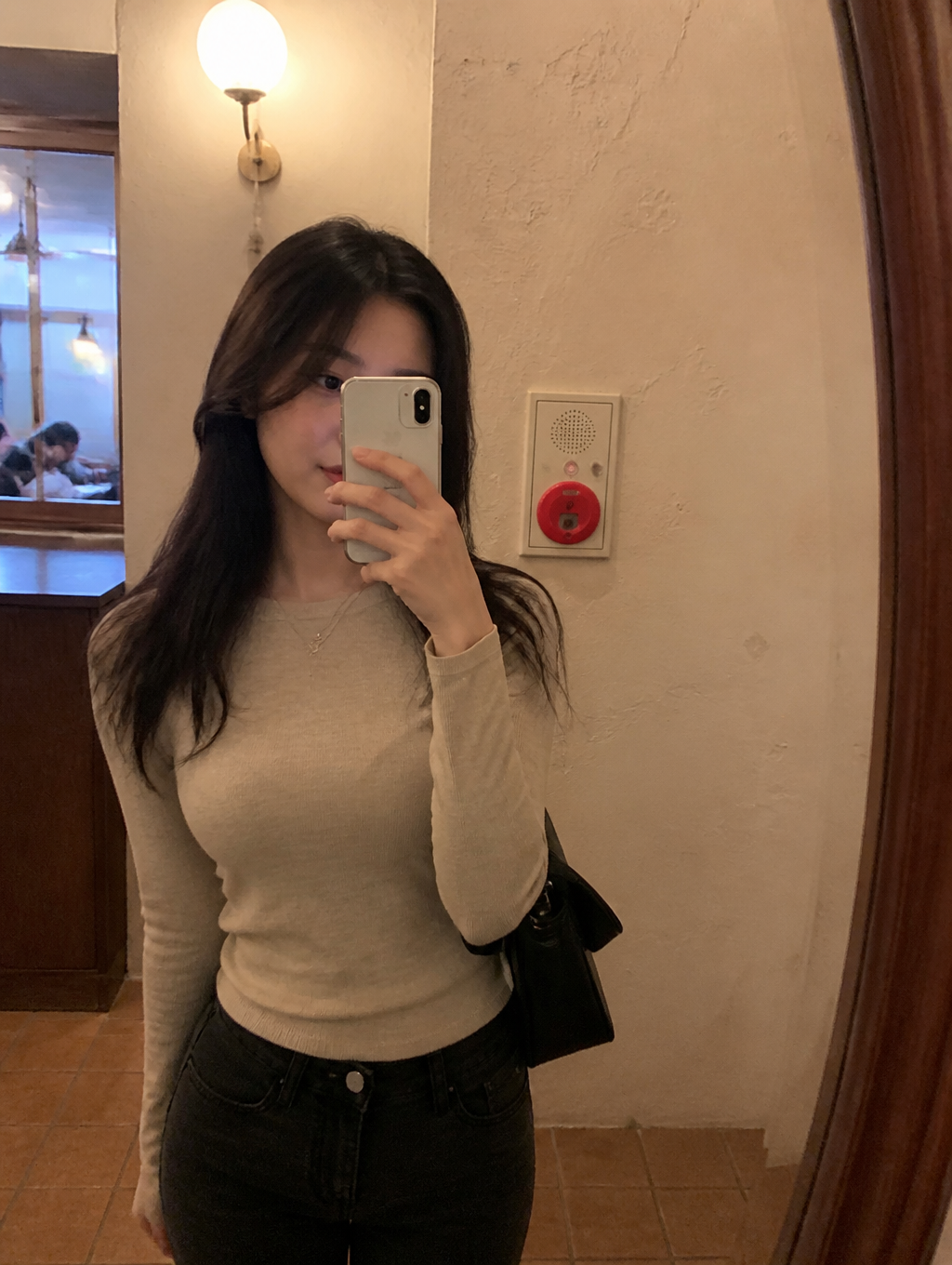 AI-generated Cafe Mirror Selfie made with GPT Image 2