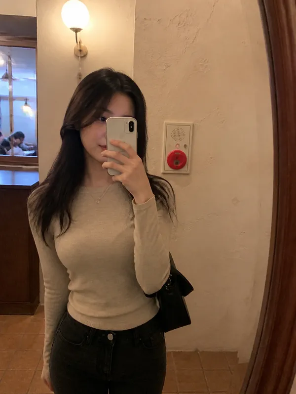 AI-generated Cafe Mirror Selfie made with GPT Image 2