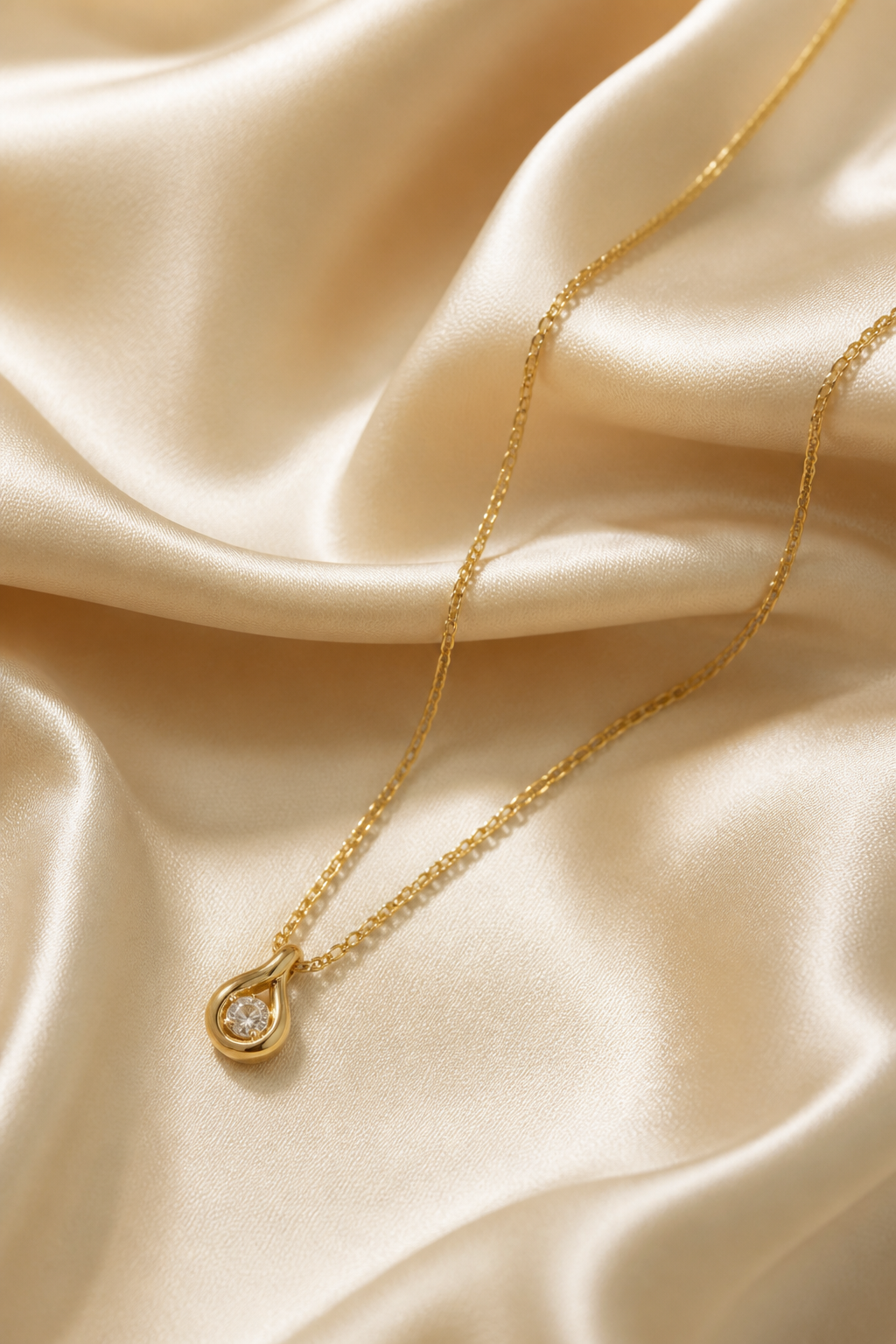 AI-generated Necklace Flatlay Photo made with GPT Image 2