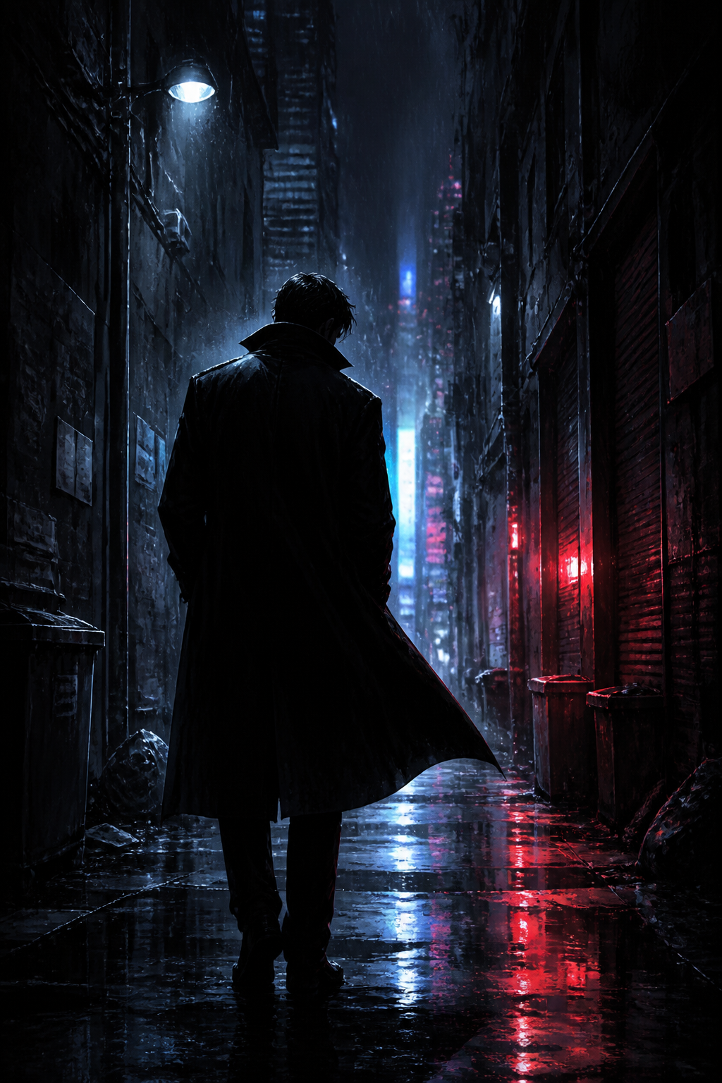 AI-generated Noir Webnovel Cover made with GPT Image 2