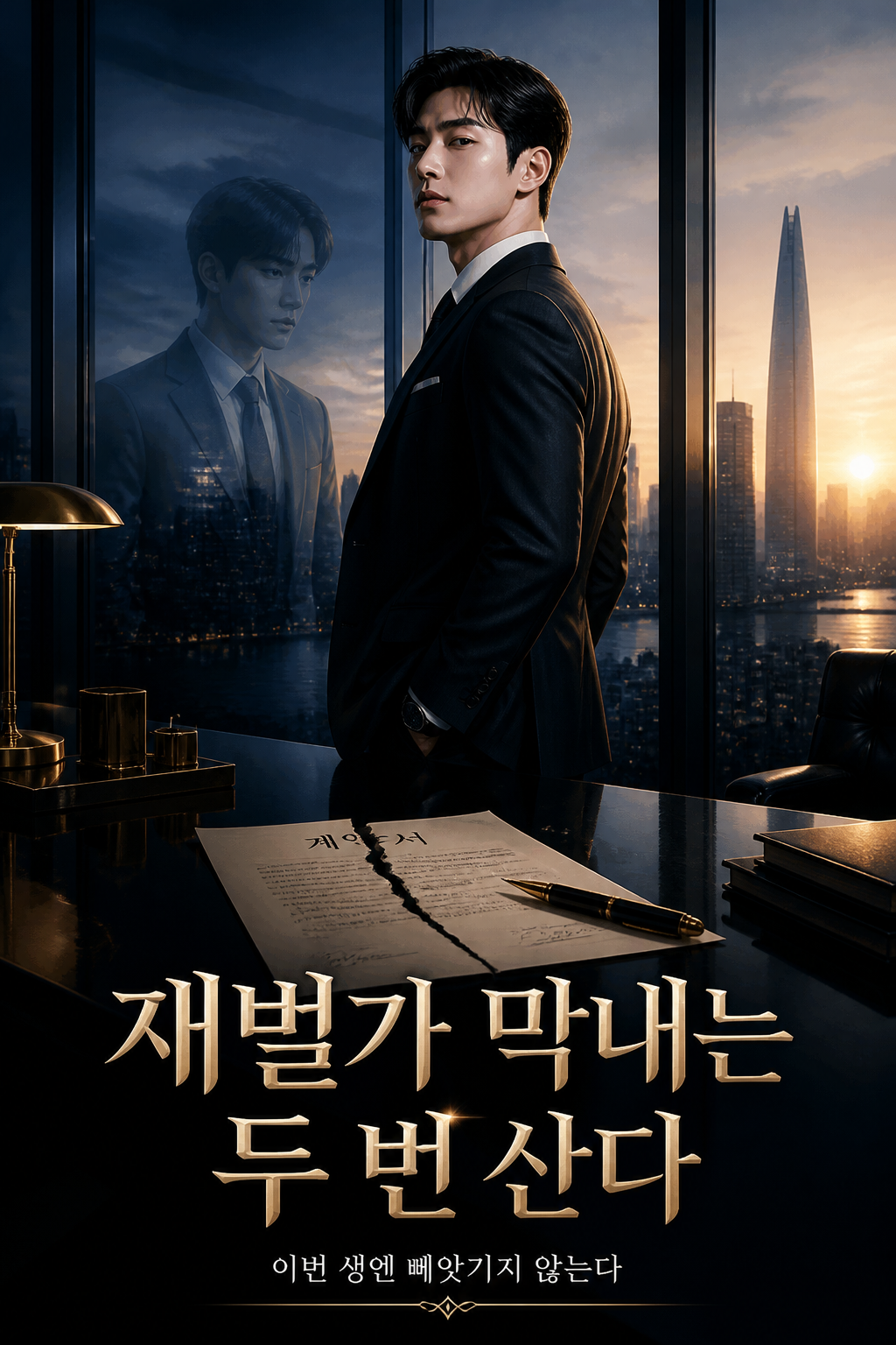 AI-generated Chaebol Regression Revenge Cover made with GPT Image 2