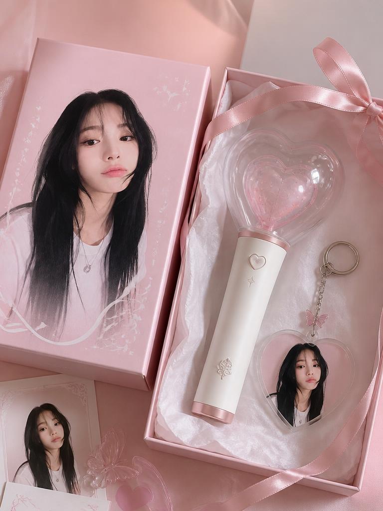 AI-generated Concert Lightstick & Keyring Fan Goods made with GPT Image 2