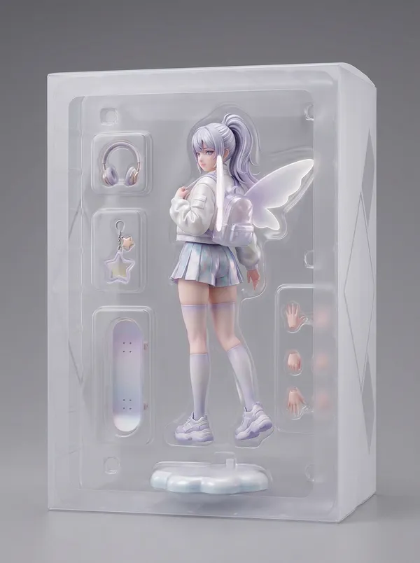 AI-generated Urban Fairy Boxed Figure made with Nano Banana Pro