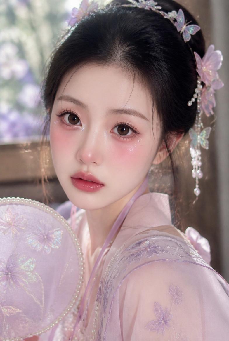 AI-generated Butterfly Dream Wanghong Portrait made with GPT Image 2