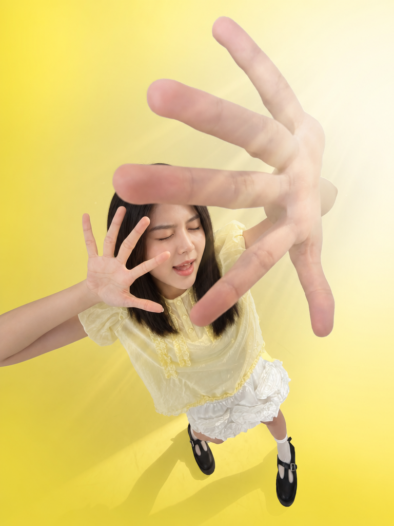 GPT Image 2 generated result for Oops, You're Blinding Me Lemon Tang prompt