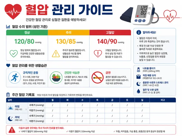 AI-generated Blood Pressure Management Guide Infographic made with GPT Image 2