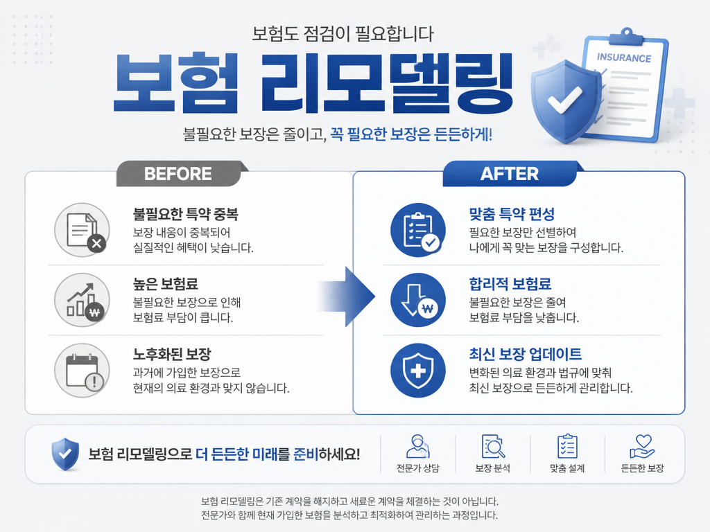 GPT 이미지 2로 생성한 보험 리모델링 안내 이미지