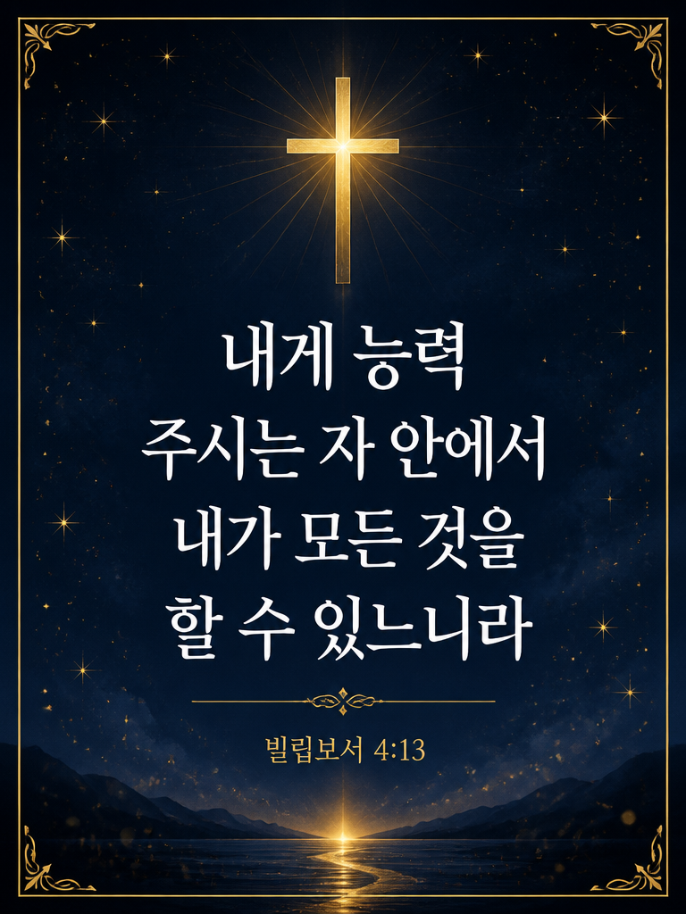 GPT 이미지 2로 생성한 성경 구절 이미지