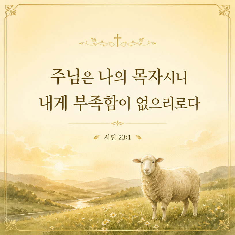 GPT 이미지 2로 생성한 말씀카드 디자인