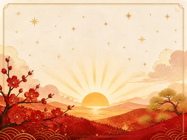 AI-generated New Year Greeting Card Example 2 made with GPT Image 2
